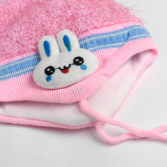 BRANDED KIDS PINK WARM RABBIT CAP