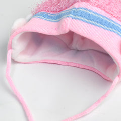 BRANDED KIDS PINK WARM RABBIT CAP