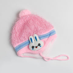 BRANDED KIDS PINK WARM RABBIT CAP