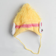 BRANDED KIDS YELLOW WARM RABBIT CAP