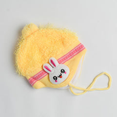 BRANDED KIDS YELLOW WARM RABBIT CAP