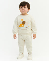 BRANDED LIGHT BEIGE TAKE A BREAK 2 PCS SET