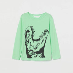 BRANDED LIGHT GREEN T-REX T-SHIRT