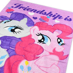 BRANDED LIGHT PURPLE FRIENDSHIP PRINTED TOWEL