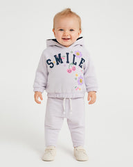 BRANDED LILAC SMILE PRINTED 2 PCS SET
