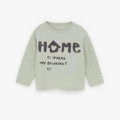 BRANDED GREEN HOME PRINTED T-SHIRT
