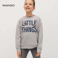 MANGO LITTLE THINGS PRINTED SWEATSHIRT
