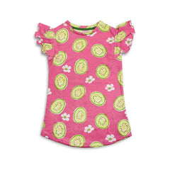 BRANDED PINK KIWI PRINTED TOP