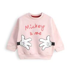 BRANDED PINK MICKE & ME PRINTED SWEATSHIRT