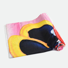 BRANDED PINK MINNIE PRINTED TOWEL