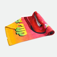 BRANDED RED CARS PRINTED TOWEL