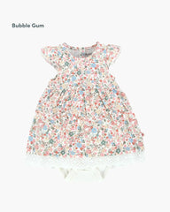 BUBBLE GUM BABY FLORAL PRINT DRESS
