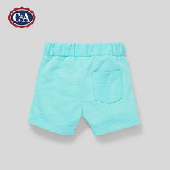 Baby Club Mint Green Sweat Shorts - Organic-cotton