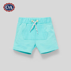 Baby Club Mint Green Sweat Shorts - Organic-cotton