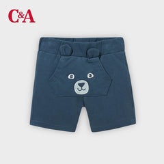 C&A BABY CLUB BLUE BEAR SWEAT SHORT