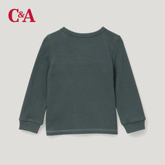 C&A BABY CLUB DARK GREEN STRIPE T-SHIRT
