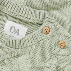 C&A BABY CLUB MINT GREEN KNIT SWEATER