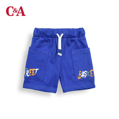 C&A BLUE STREET BASKET PRINTED SHORTS