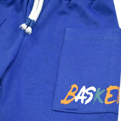 C&A BLUE STREET BASKET PRINTED SHORTS