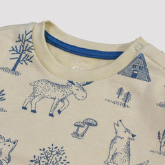 C&A FOAN ANIMALS PRINTED SWEATSHIRT