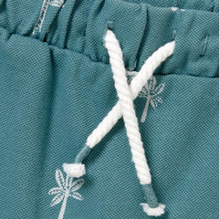 C&A GREEN TREE ALLOVER PRINT SHORT