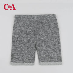 C&A GREY TEXTURED SHORTS FOR BOYS