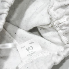 C&A NATURAL WHITE TEXTURED FLEECE TROUSER-25