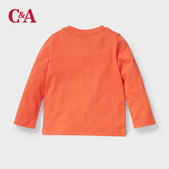 C&A ORANGE AHOY BIRD T-SHIRT