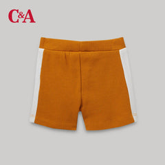C&A ORANGE WAFFLE SWEAT SHORT