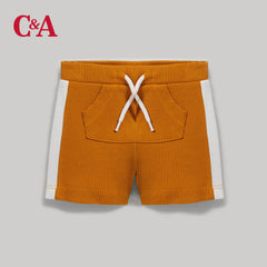C&A ORANGE WAFFLE SWEAT SHORT