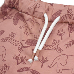 C&A PINK ANIMAL PRINTED SHORTS