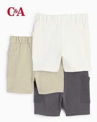 C&A SOFT PIQUE BABY SHORTS PACK OF 3 -02