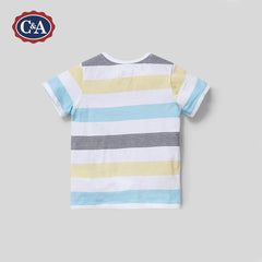 C&A Palomino White Striped T-shirt