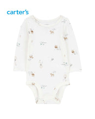 CARTERS 2 PCS BABY MULTICOLOR ANIMAL ROMPER IN VELBOA