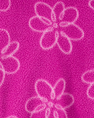 CARTERS 2 PCS FLORAL SHERPA HOODIE & LEGGING SET