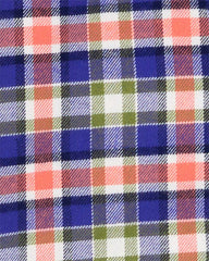 CARTERS 2 PCS PLAID BUTTON DOWN SHIRT & PANT SET