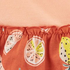 CARTERS 3 PCS PEPLUM TOP & SHORT SET