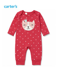 CARTERS 3 PCS PRINCESS KITTY HEART SET