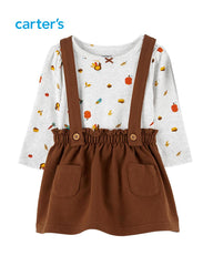 CARTERS BABY 2 PCS JUMPSUIT SET