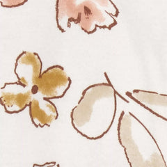 CARTERS BABY BROWN & WHITE PRINTED 2 PCS SET