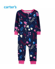 CARTERS FLORAL SNUG FIT COTTON ROMPER