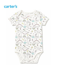 CARTERS GREEN SWEET DINO ROMPER 3 PCS SET