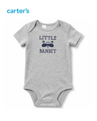 CARTERS LITTLE BANDIT JUMPSUIT, BODYSUIT WITH TROUSER 3 PCS SET