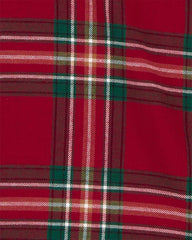 CARTERS RED PLAID BUTTON DOWN SHIRT