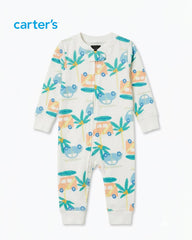 CARTERS SUNNY BEACH RIDE ZIP ROMPER