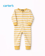 CARTERS SUNSHINE STRIPES BABY ROMPER