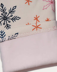 CAT& JACK SNOWFLAKE PRINTED PLUSH LEGGING