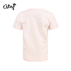 CIRAF LIGHT PINK SMILEY T-SHIRT