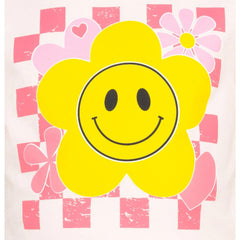 CIRAF LIGHT PINK SMILEY T-SHIRT