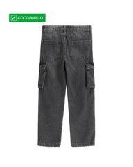 COCCODRILLO CARGO JEANS GREY REGULAR FIT